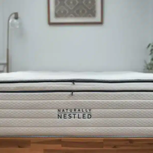 A close-up shot of the best mattress for osteoporosis from Naturally Nestled